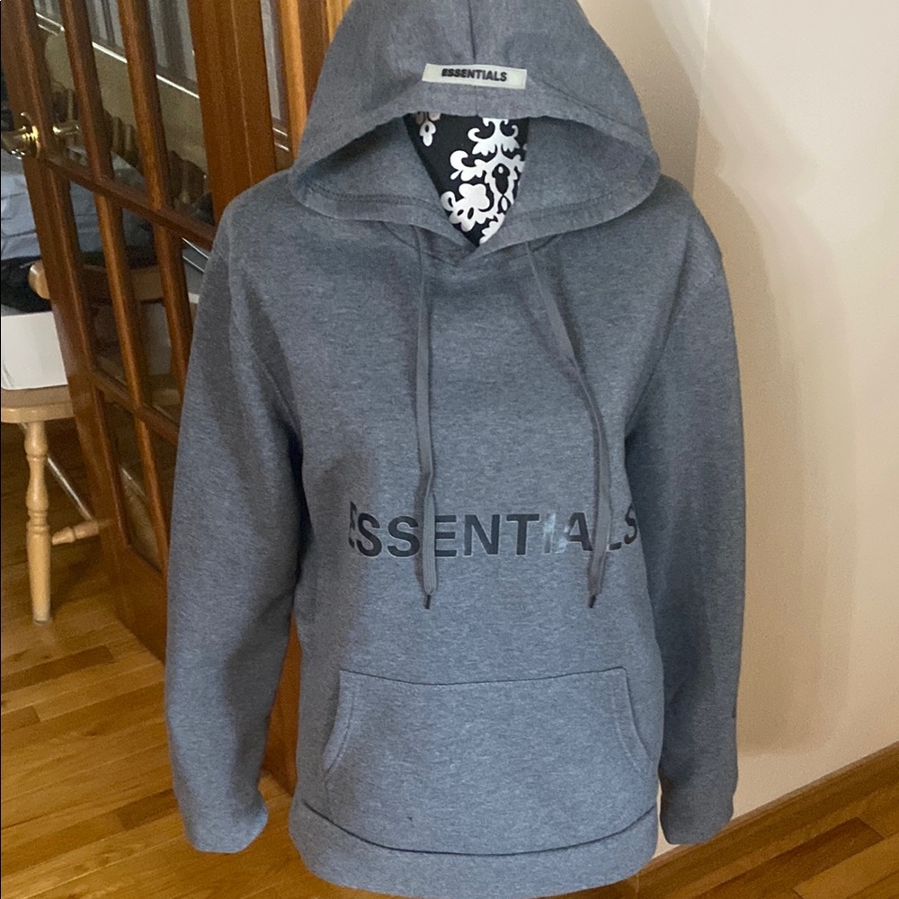 Essentials Charcoal Hoodie